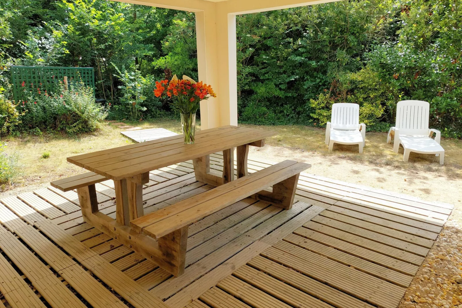 Panorama Meerblick Ferienhaus mit Dachterrasse Guissény-Terrasbalkon