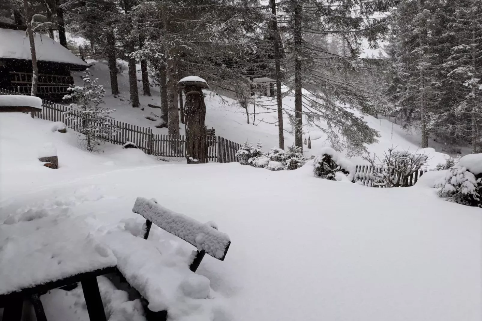 Chalet Hüttentraum-Tuin winter