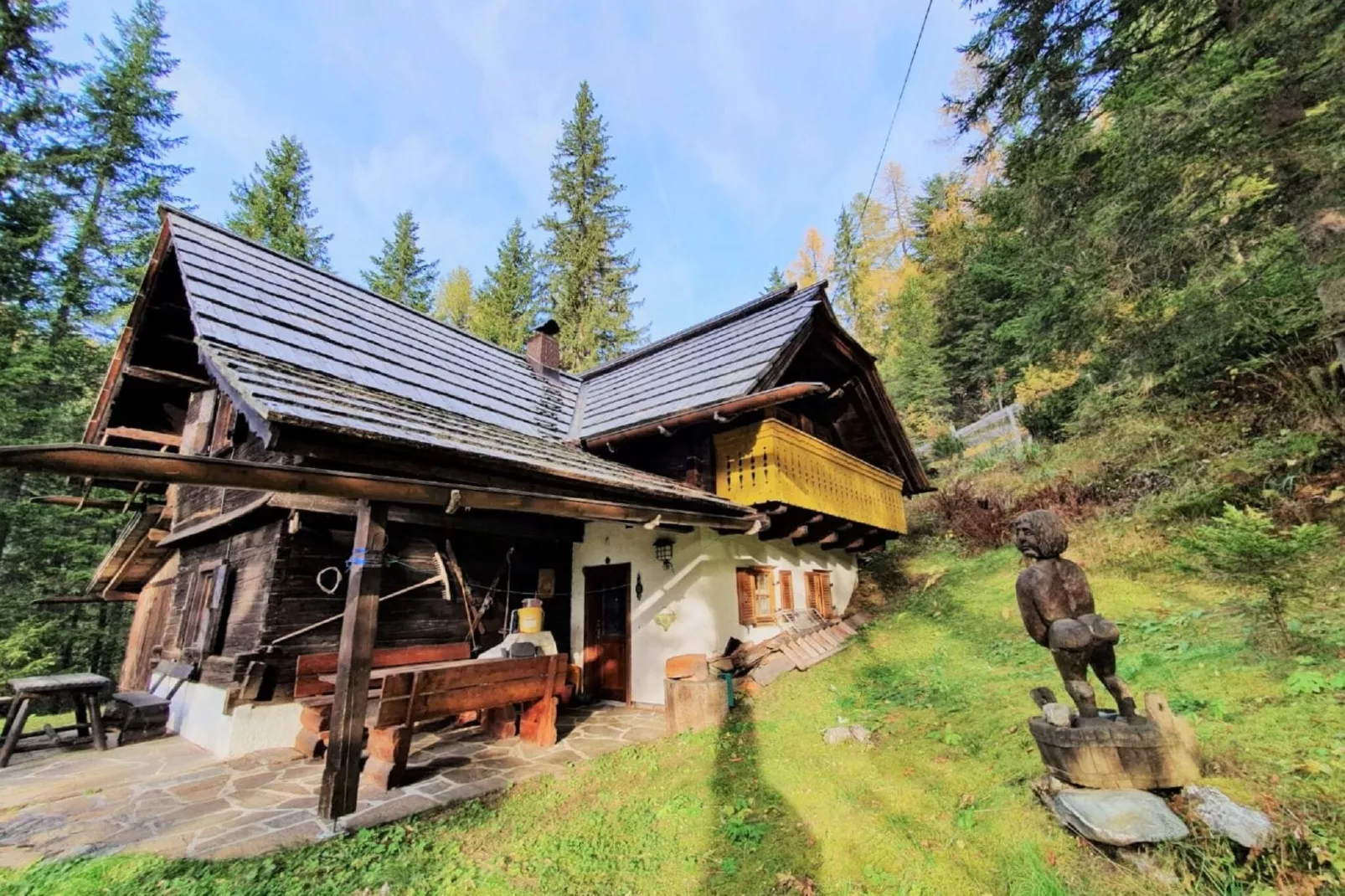 Chalet Hüttentraum-Buitenkant zomer