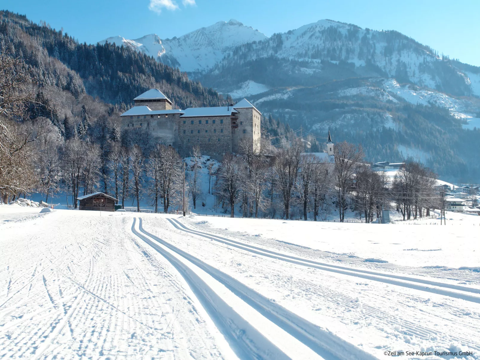 Alpenchalets-Omgeving