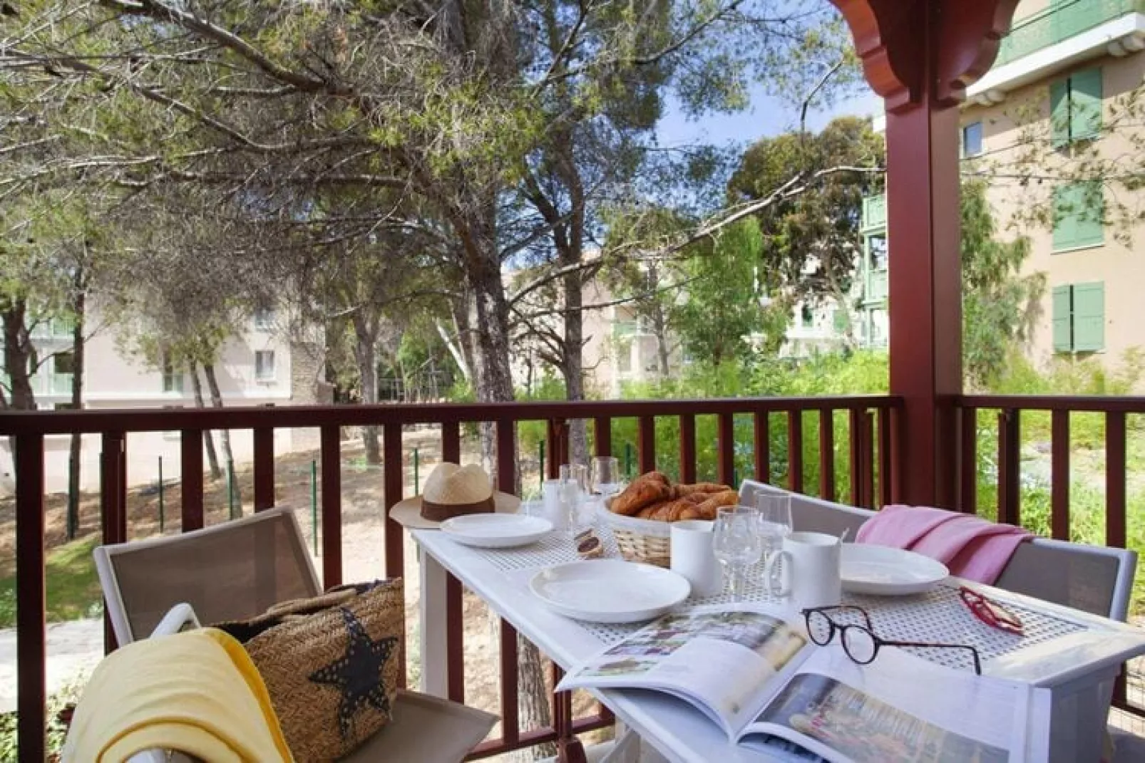 Studio in Cavalaire-sur-Mer met een gedeelde sauna-Terras