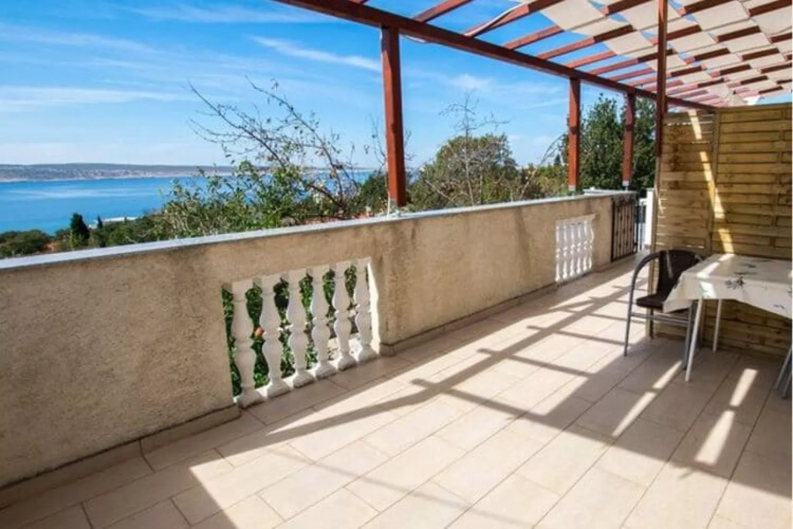 Apartments Seaview Starigrad Paklenica-A5-Terrasbalkon