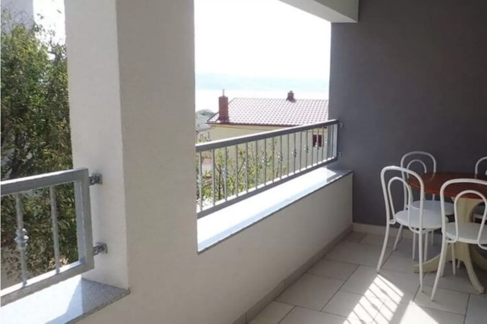 Apartments Seaview, Starigrad Paklenica-A6 neu-Terrasbalkon