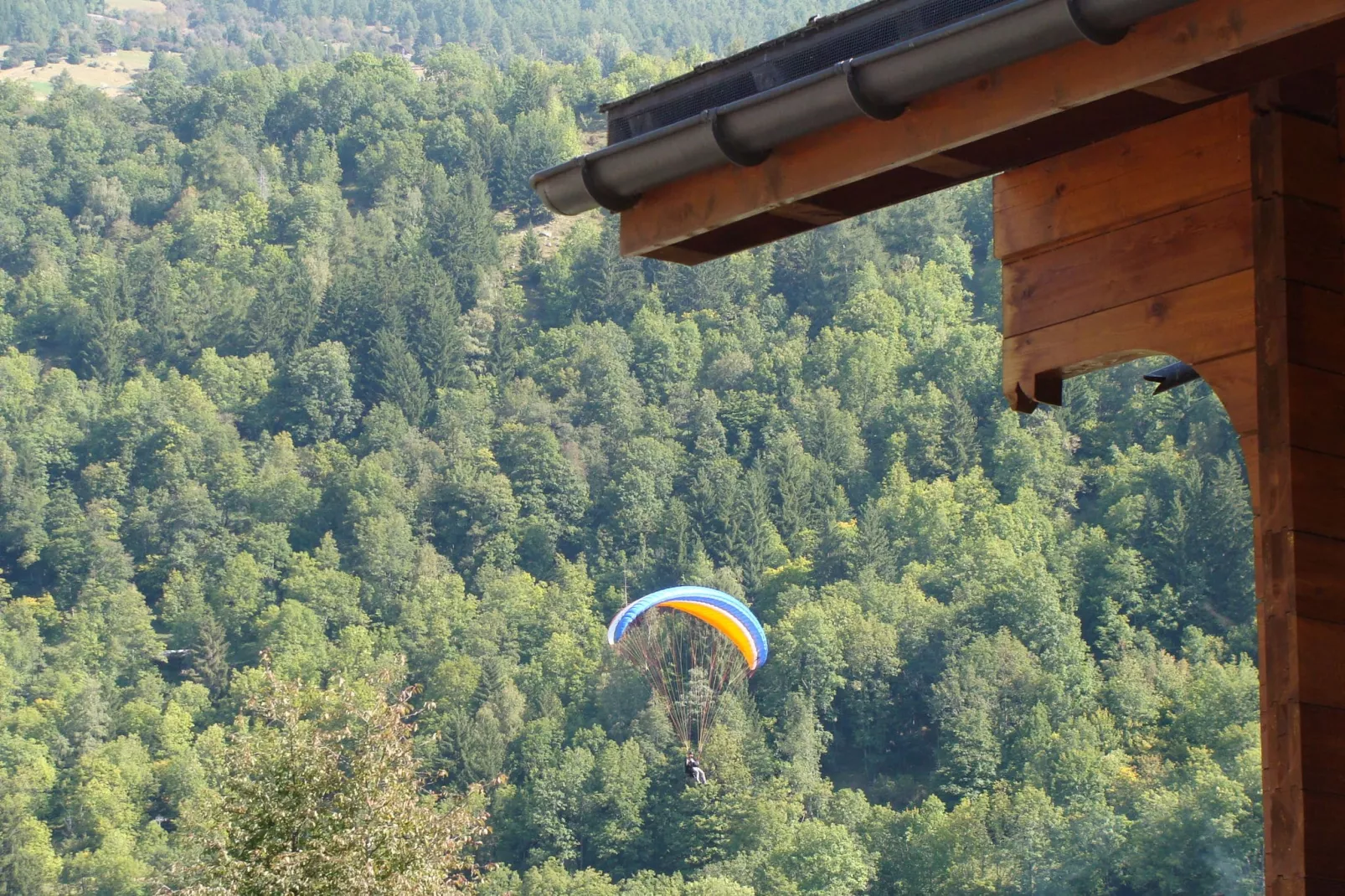 Appartement Chalet Kirsanna-Uitzicht zomer