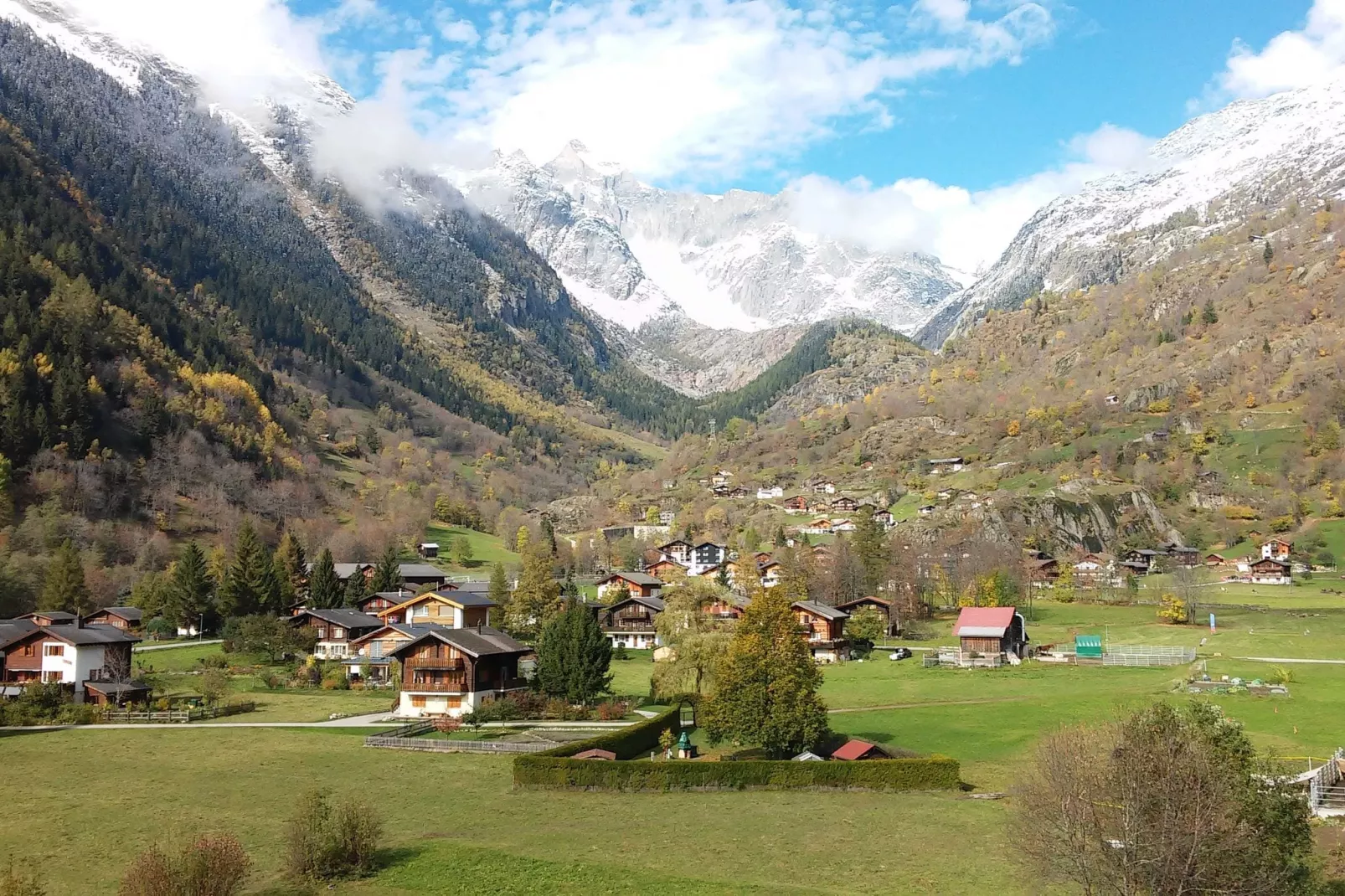 Appartement Chalet Kirsanna-Uitzicht zomer