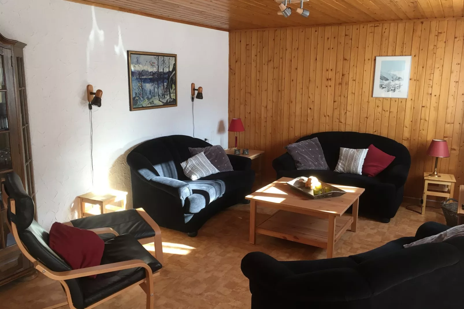 Appartement Chalet Kirsanna-Woonkamer