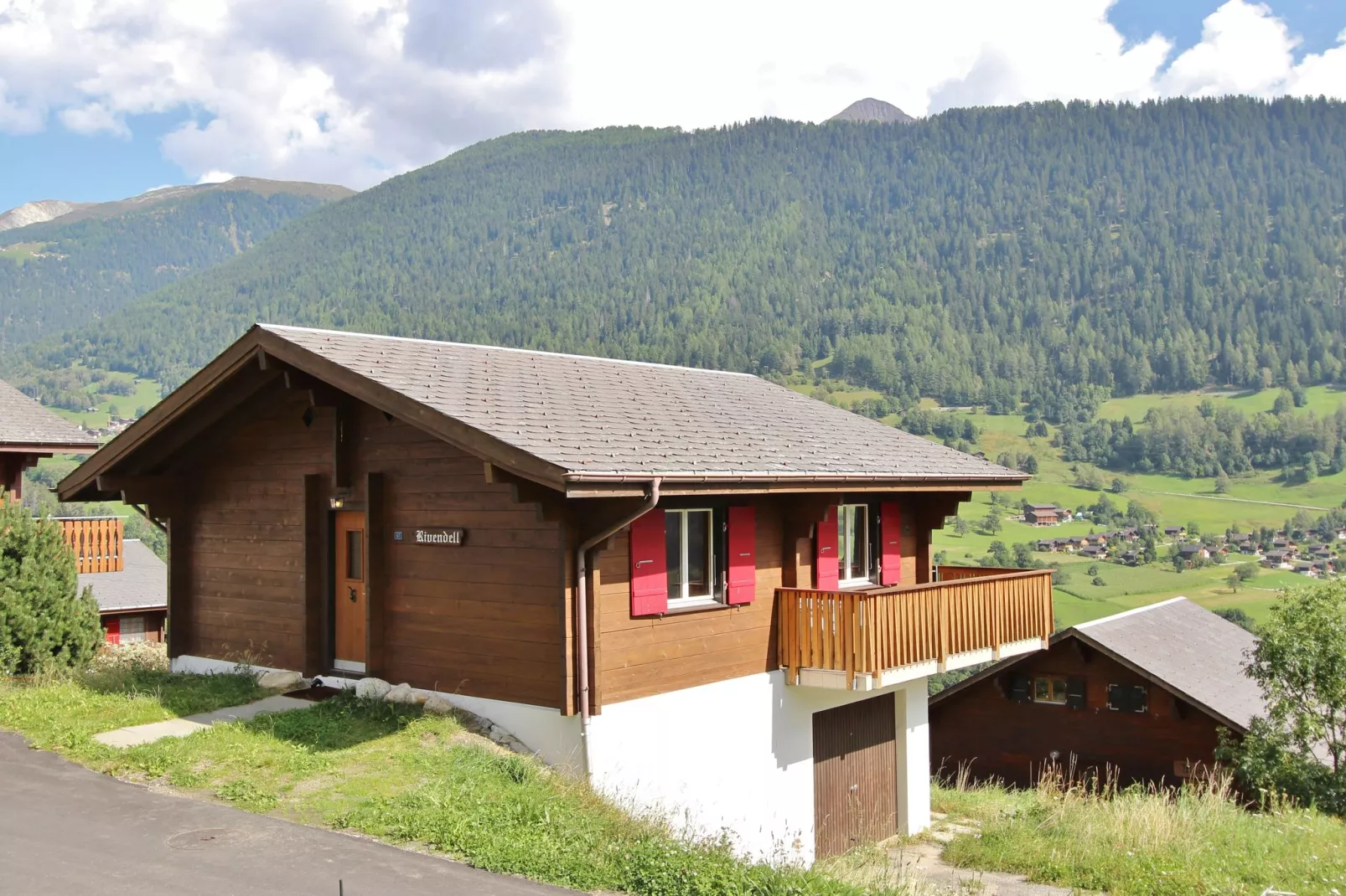 Chalet Rivendell-Buitenkant zomer