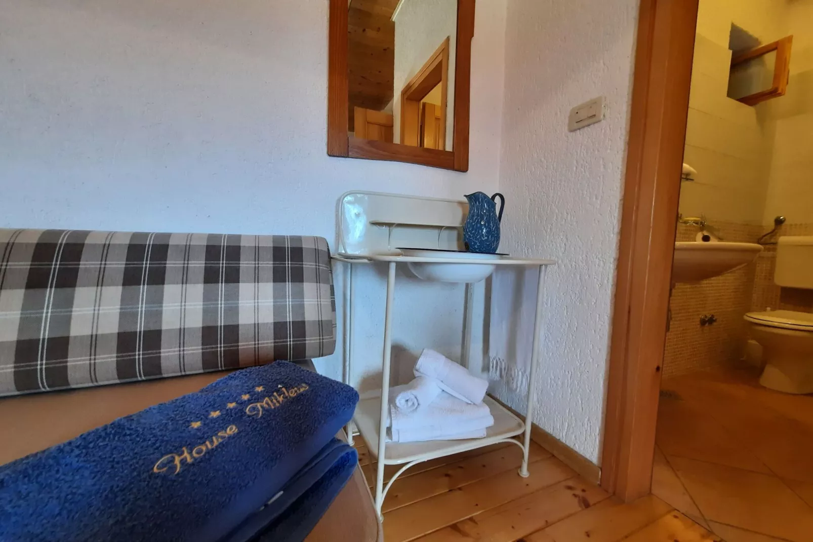 Holiday home Mikleus in Lovrec - Dobrec - ca 113 qm für 4 Erw 2 Kinder max 11 J-Badkamer