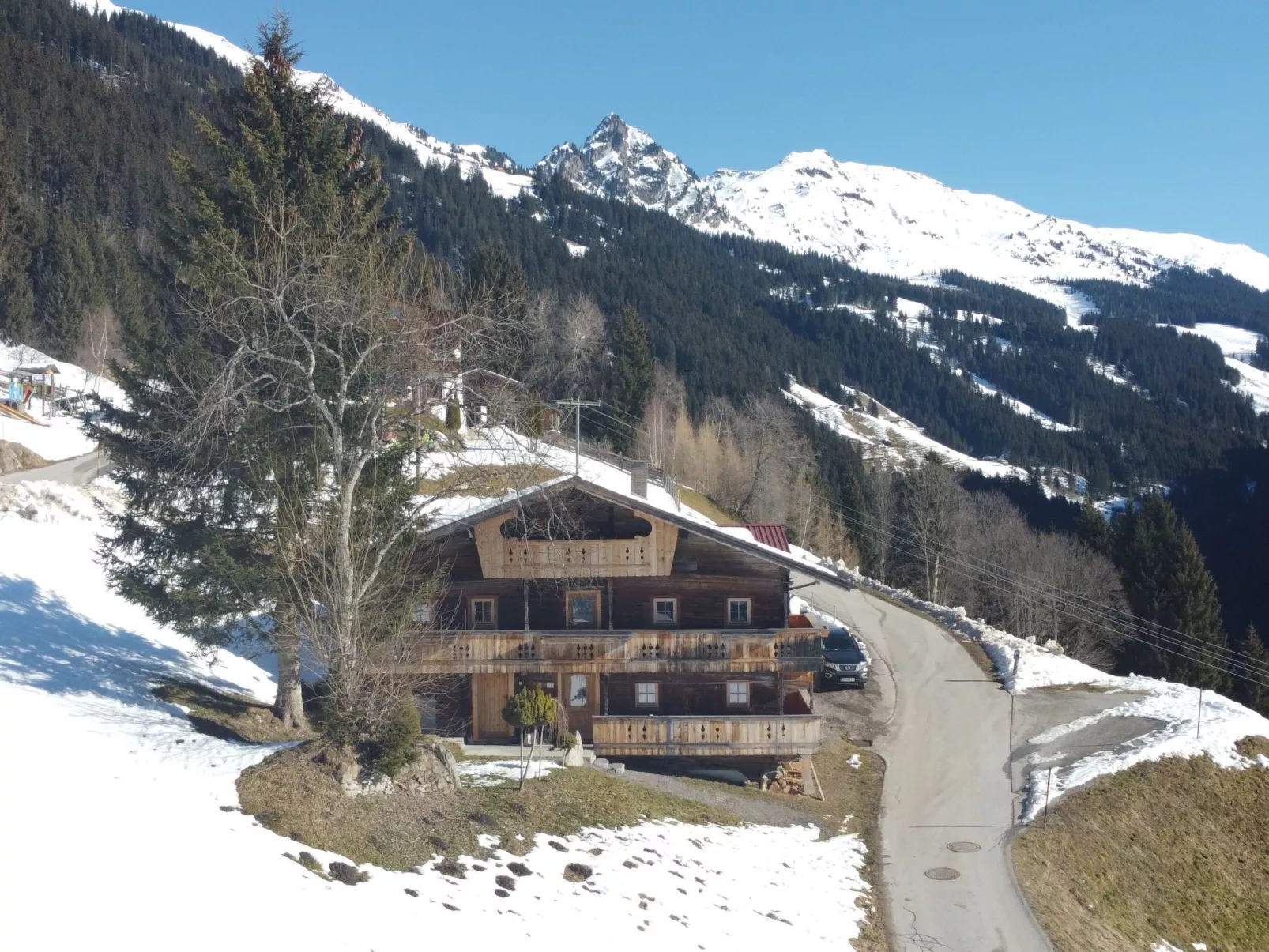 Alm Chalet-Buiten