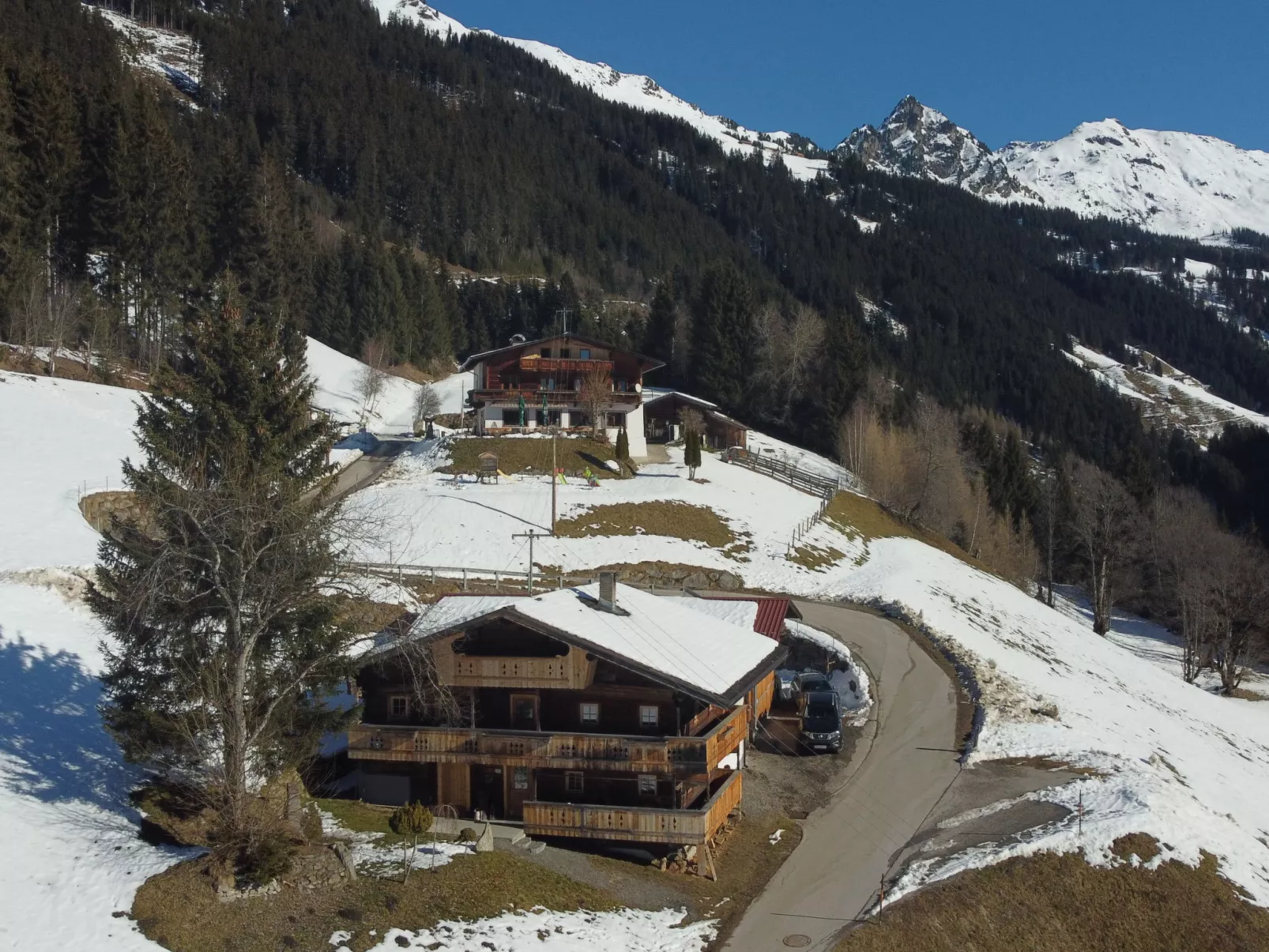 Alm Chalet-Buiten