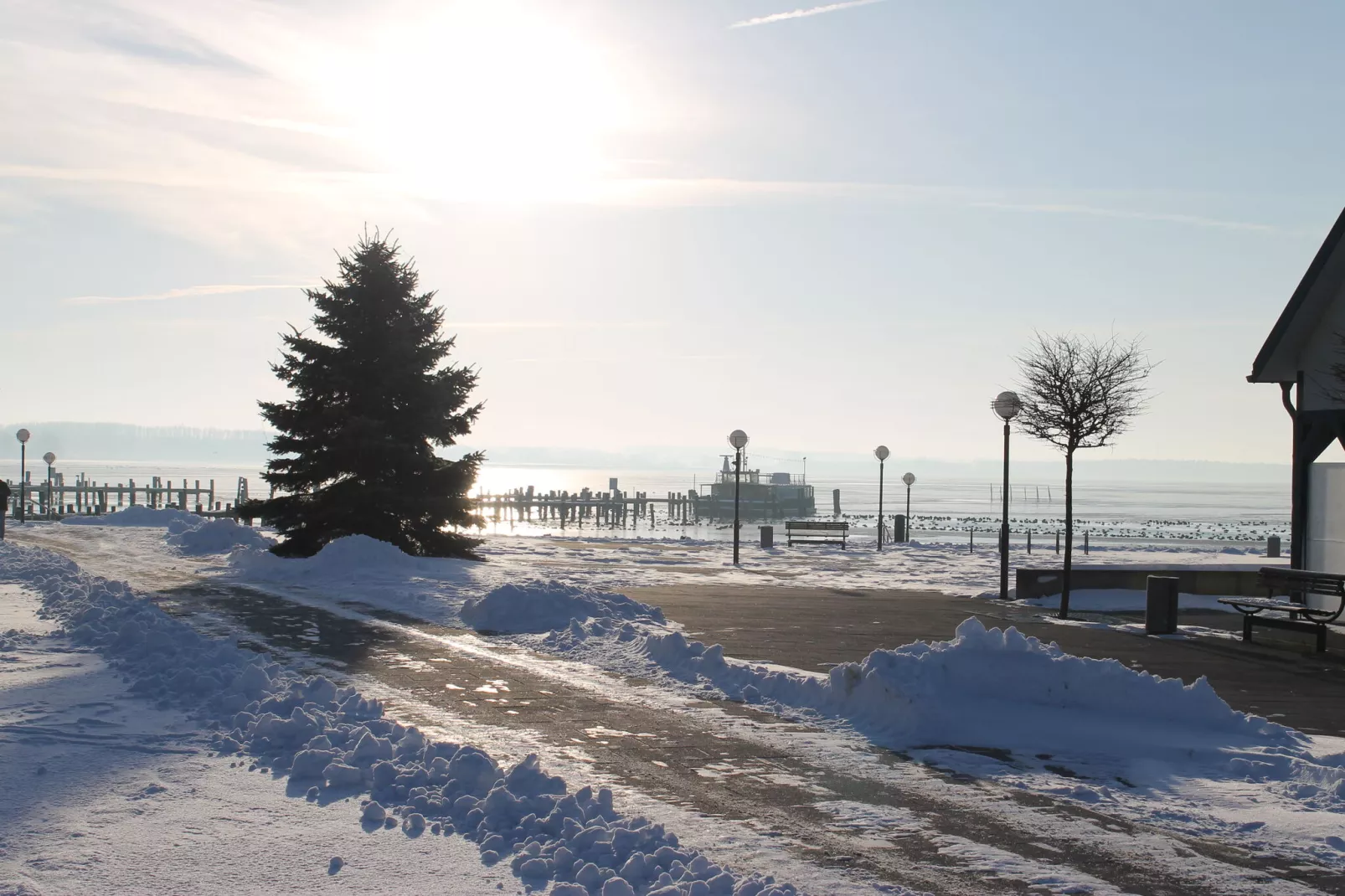 Haus Sonnenbucht-Gebied winter 1km