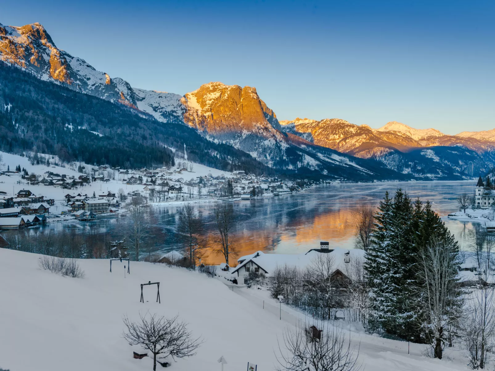 Appartement Seeblick-Buiten