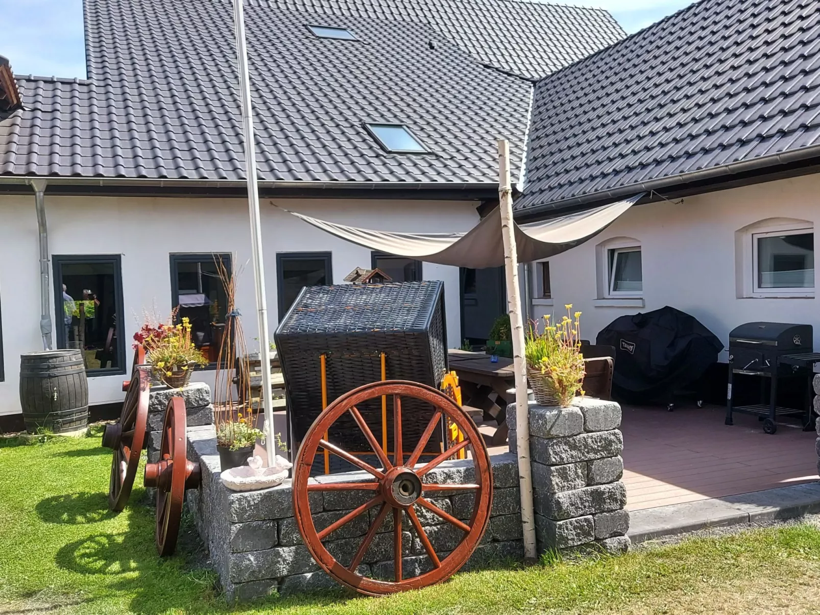 Berghof Hohe ganzes Haus-Buiten