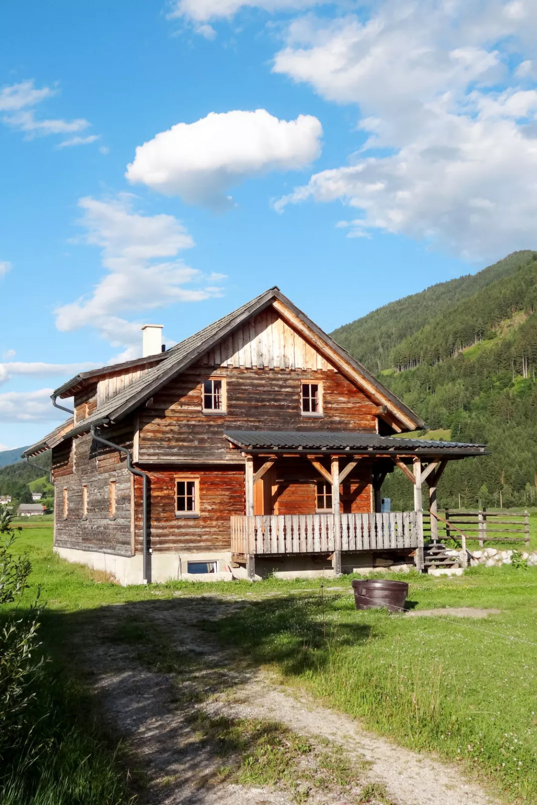 Steiners Blockhütte-Buiten