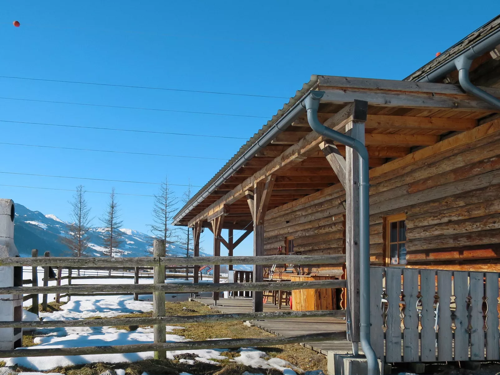 Steiners Blockhütte-Buiten