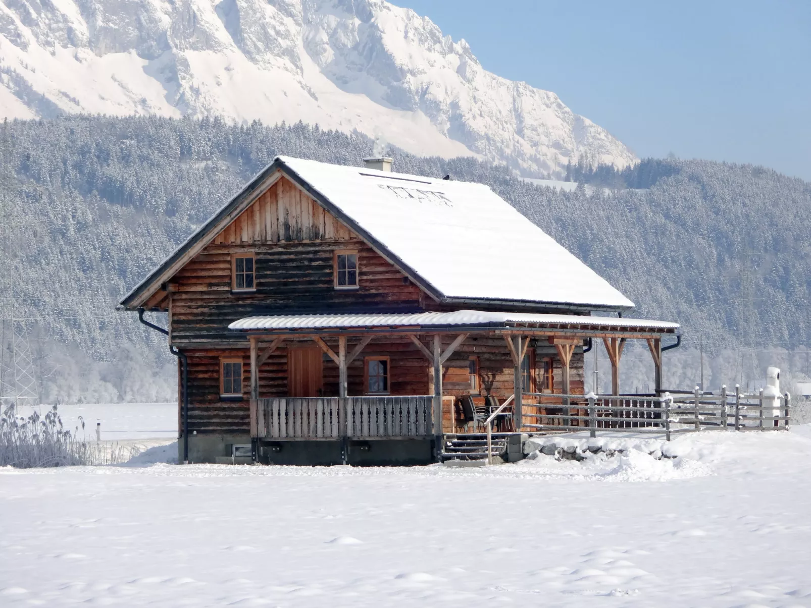 Steiners Blockhütte-Buiten