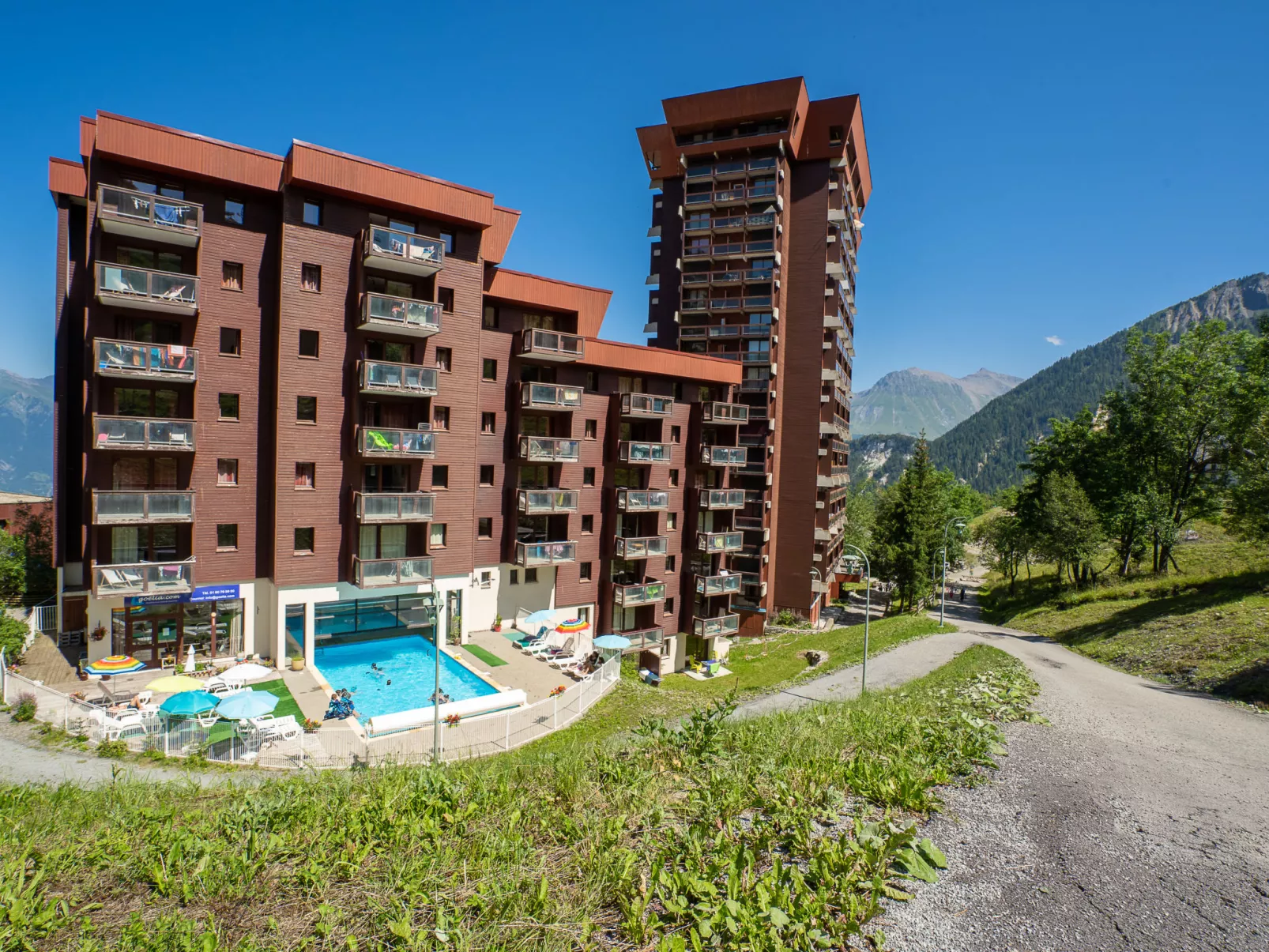 Les Terrasses du Corbier-Buiten