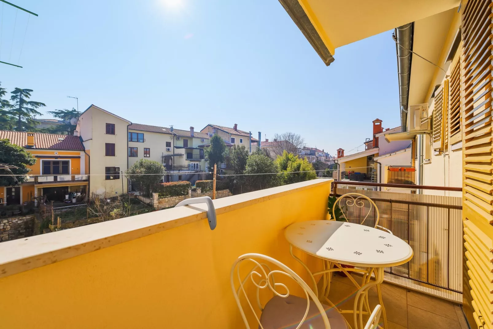 Premium apartment Peschiera Porec-Terrasbalkon