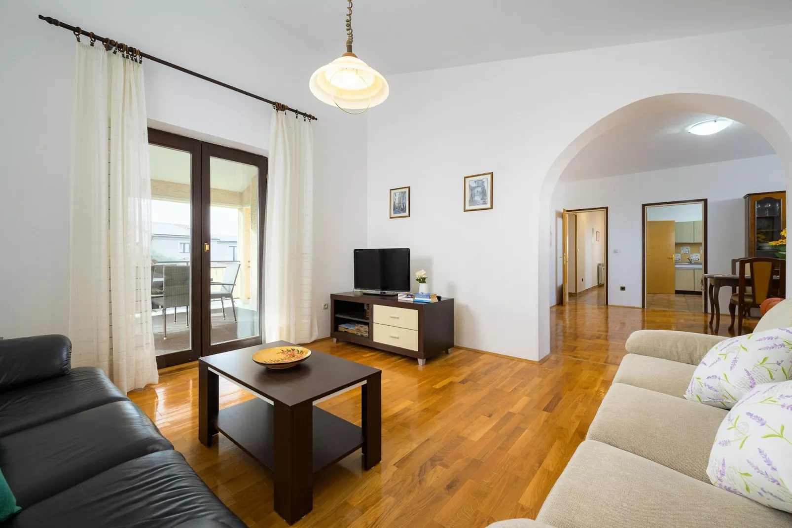 Apartment Bruna in Porec, Istria-Woonkamer