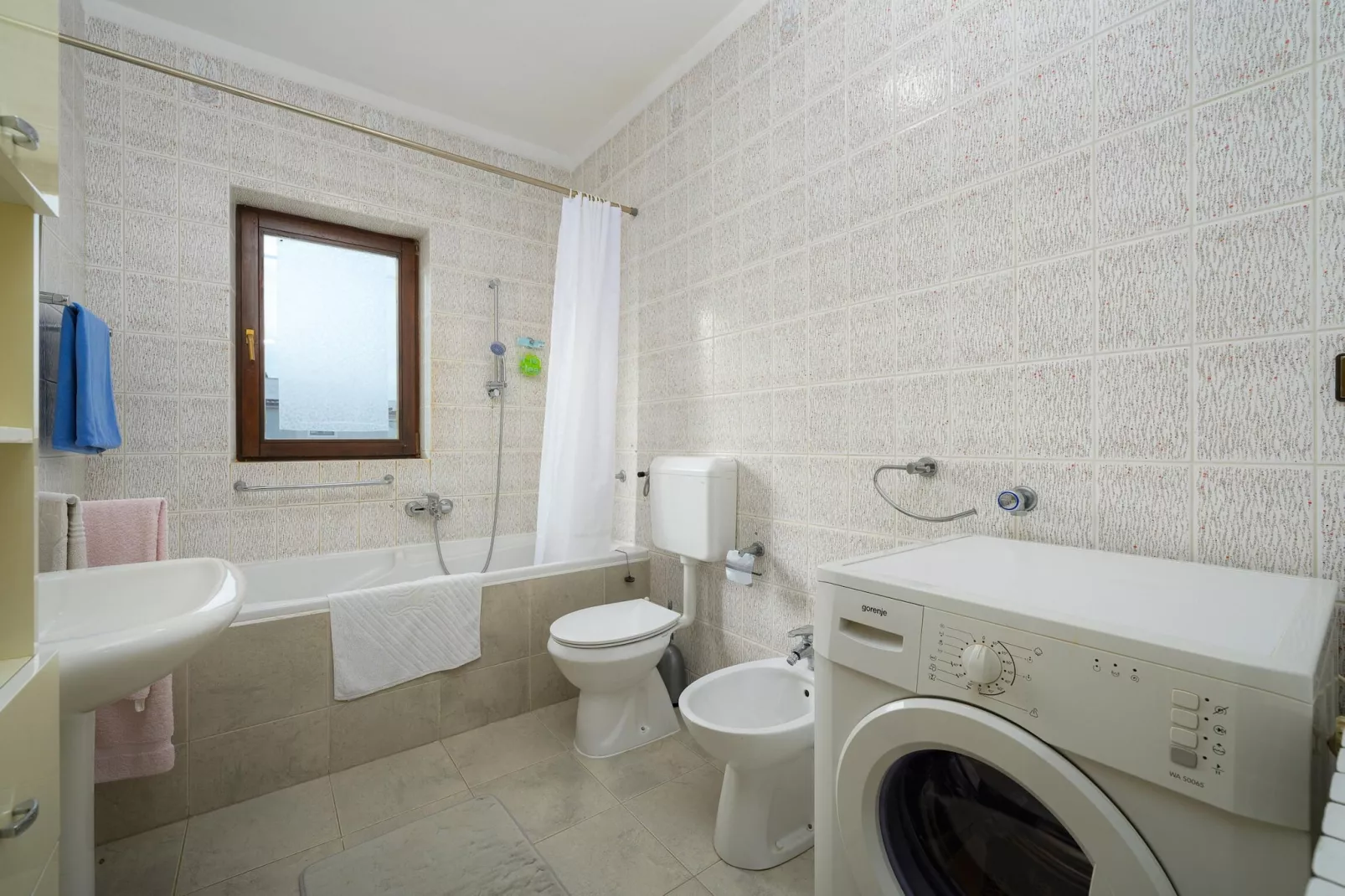 Apartment Bruna in Porec, Istria-Badkamer