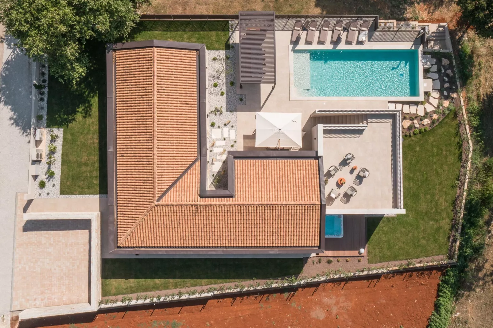 Luxury Villa Casa Maria-Uitzicht zomer