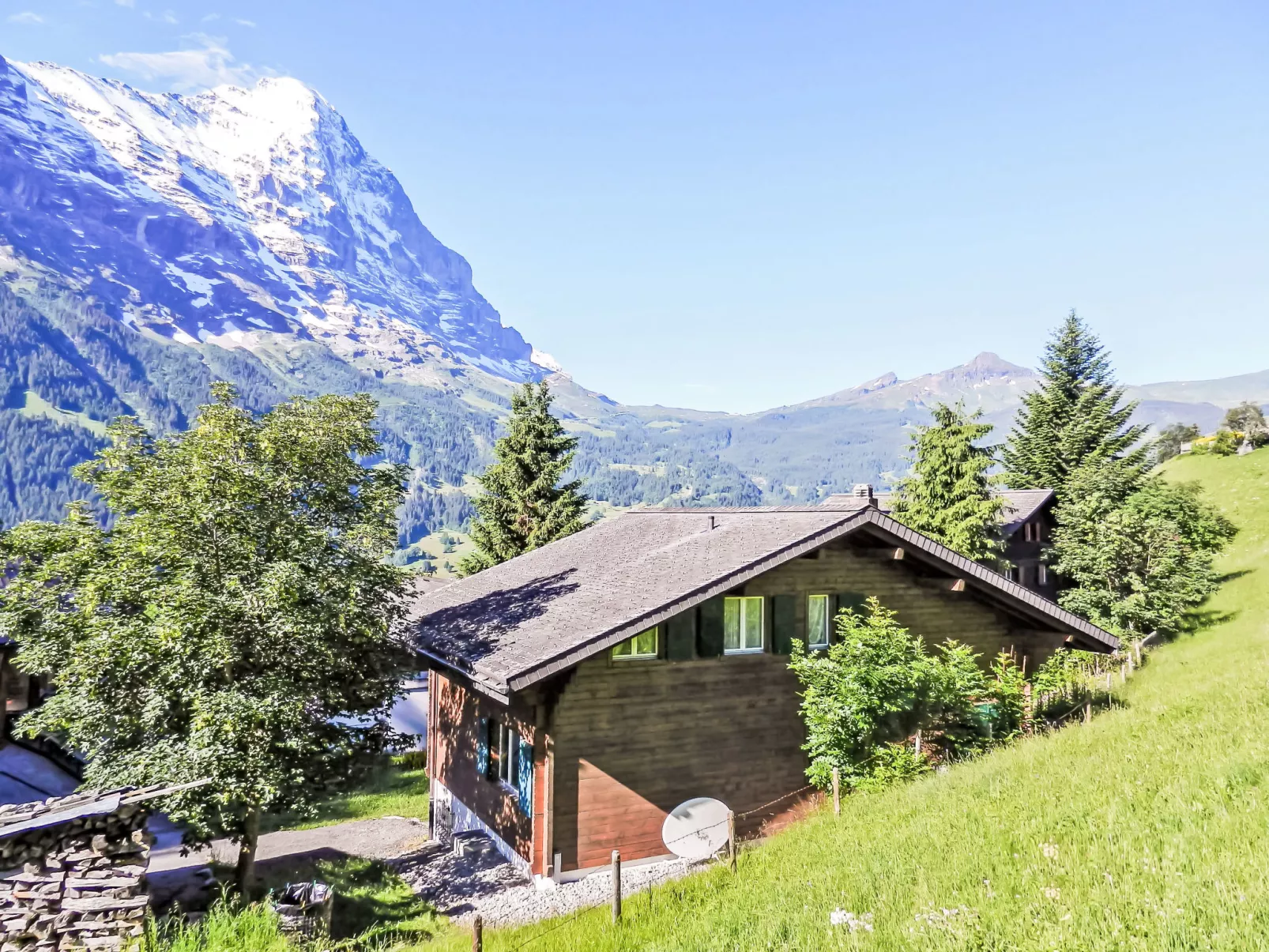 Chalet Bienli Oben-Buiten