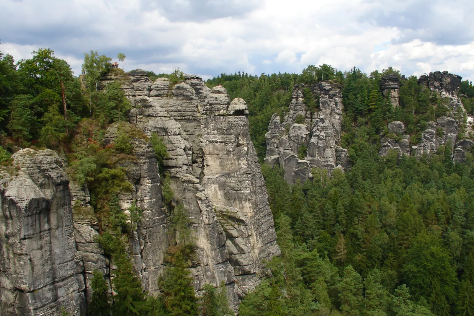 Koenigstein-Gebieden zomer 5km