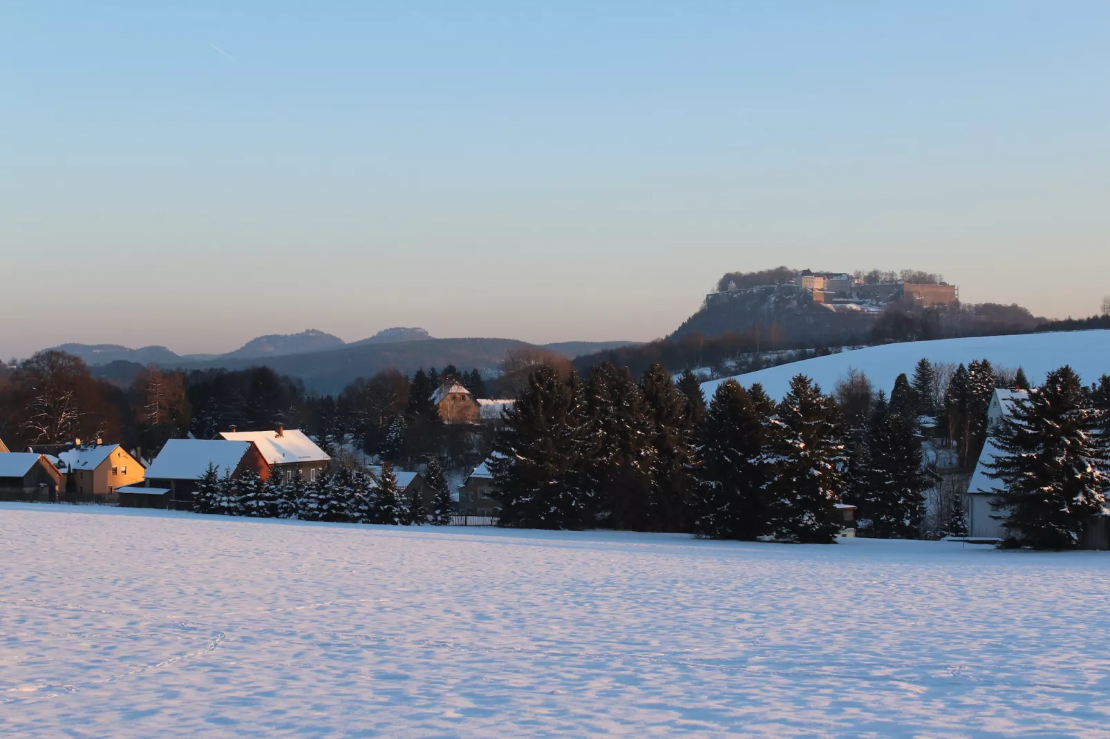 Koenigstein-Gebied winter 5km