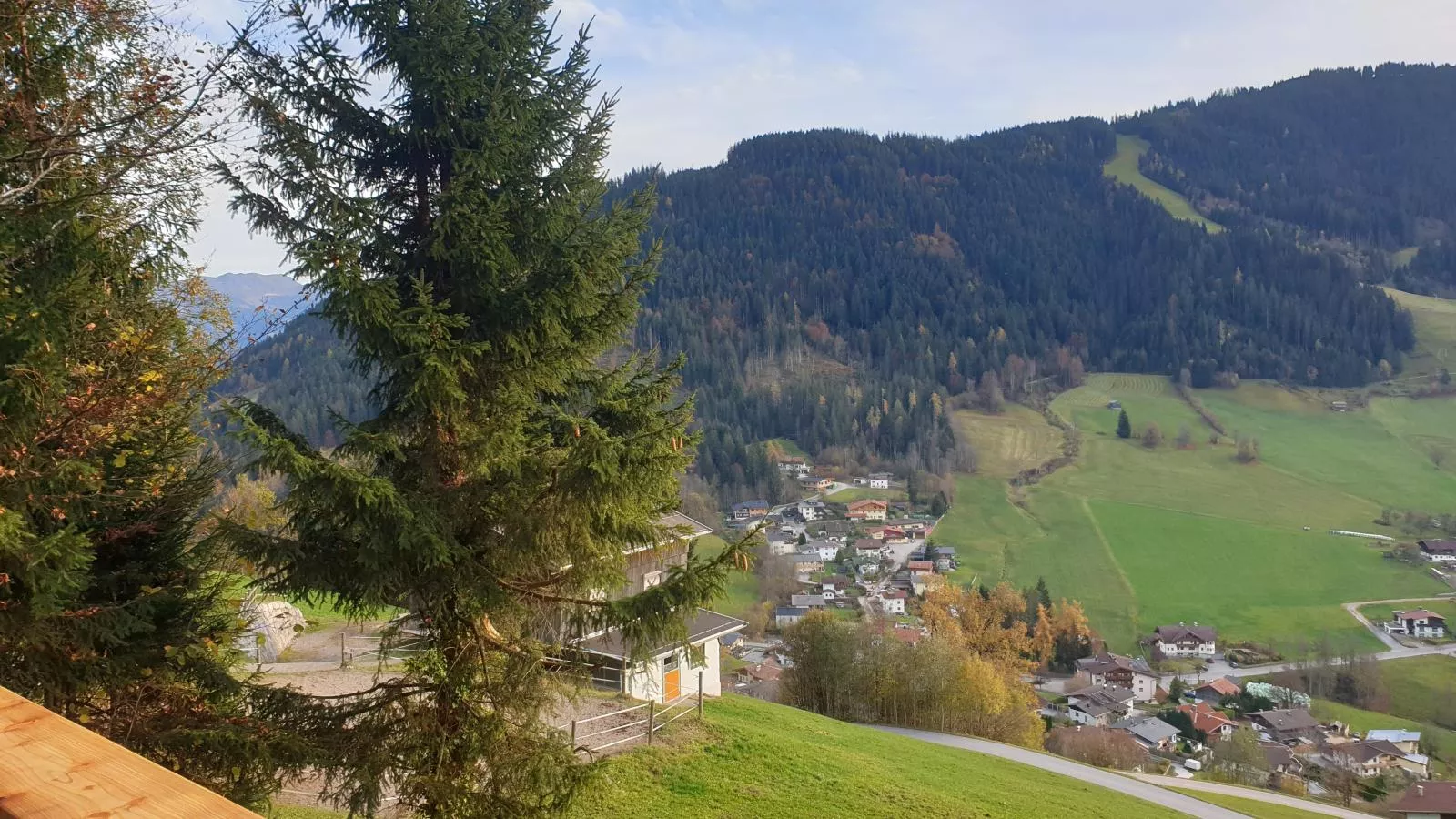 Sonnenhütte oben-Uitzicht zomer