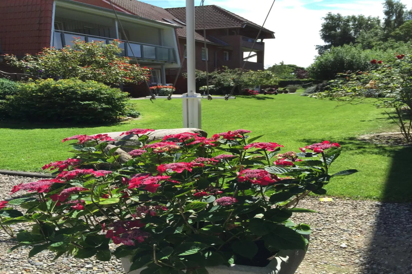 Landhaus auf Fehmarn-Tuinen zomer