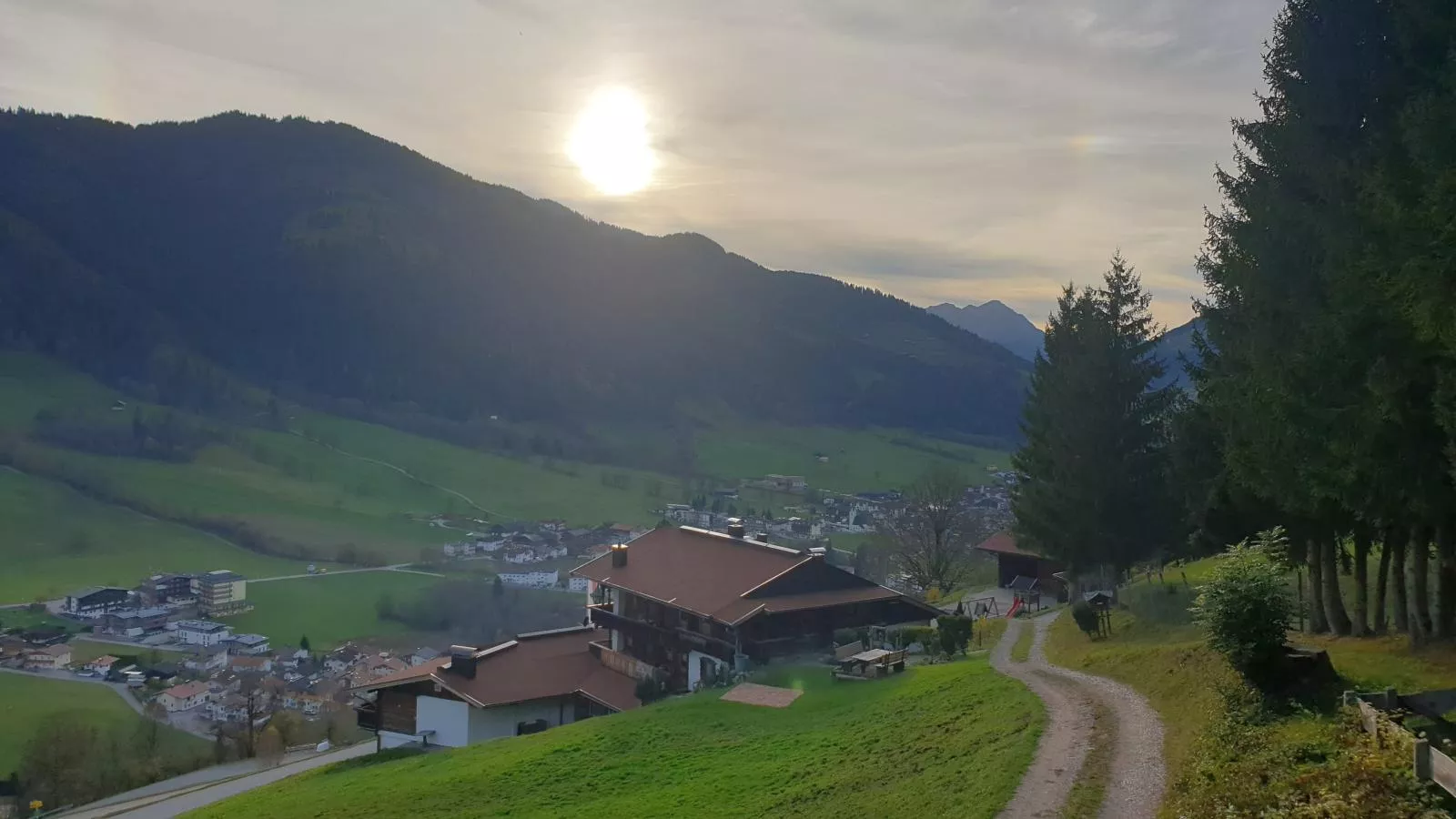 Sonnenhütte-Uitzicht zomer