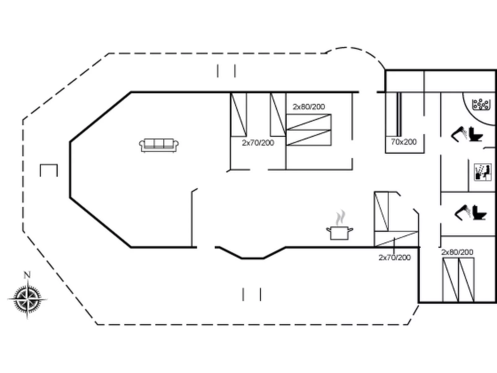 "Aleta" - 500m from the sea-Binnen