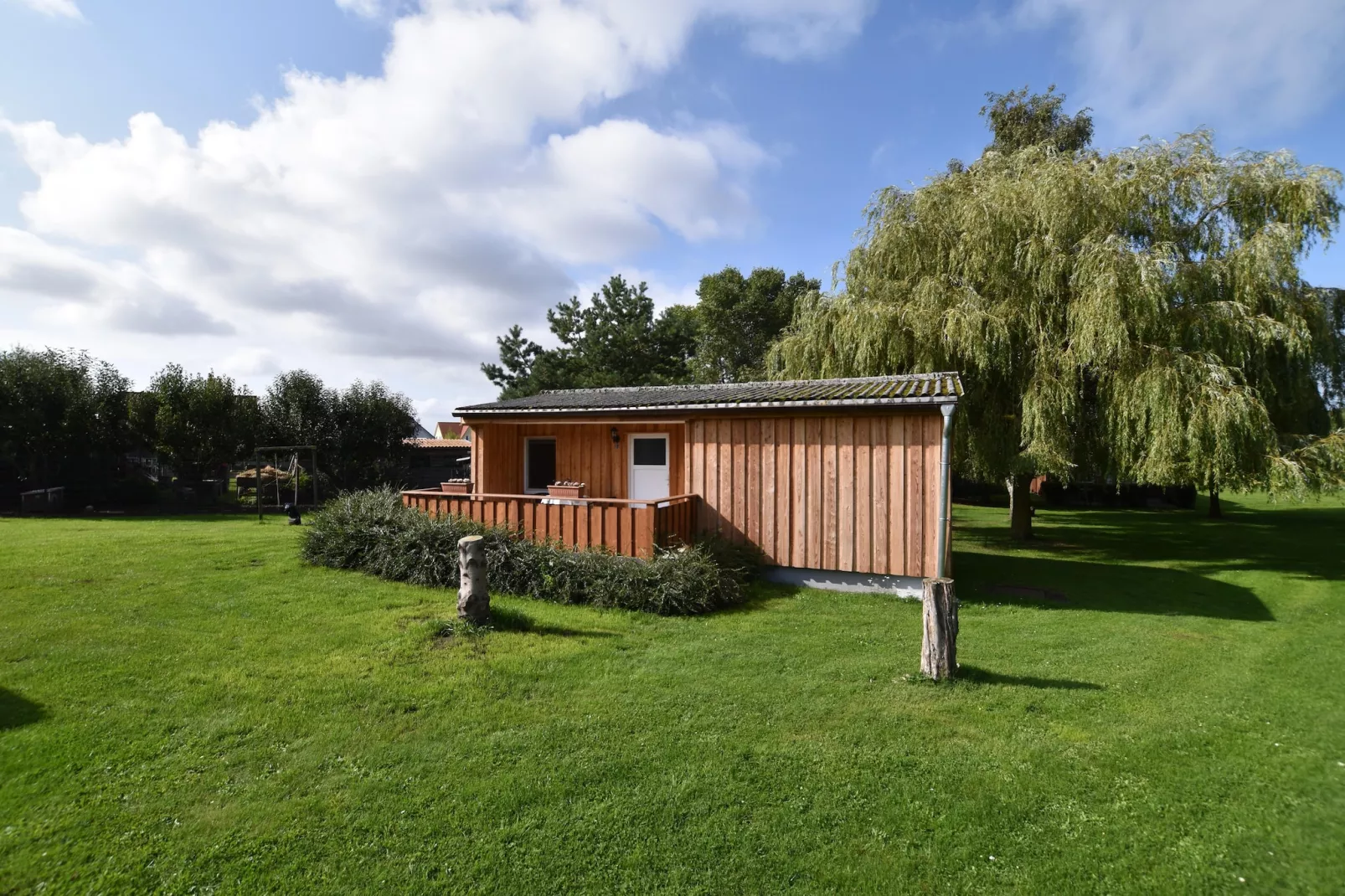 Bungalowanlage Gänseblümchen 6-Uitzicht zomer