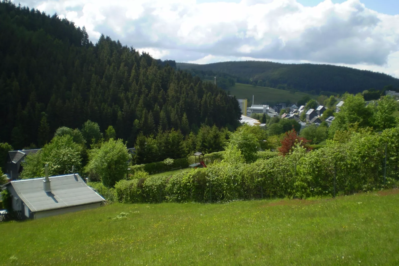 Am Rennsteig-Gebieden zomer 5km