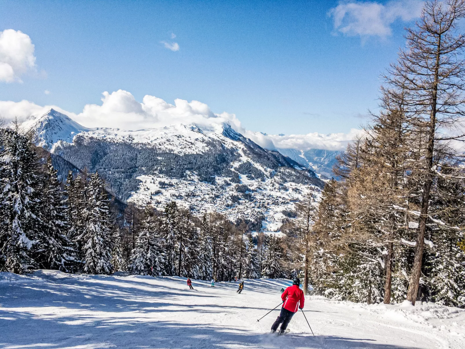 Swiss Alps view Aiglon H2-Omgeving