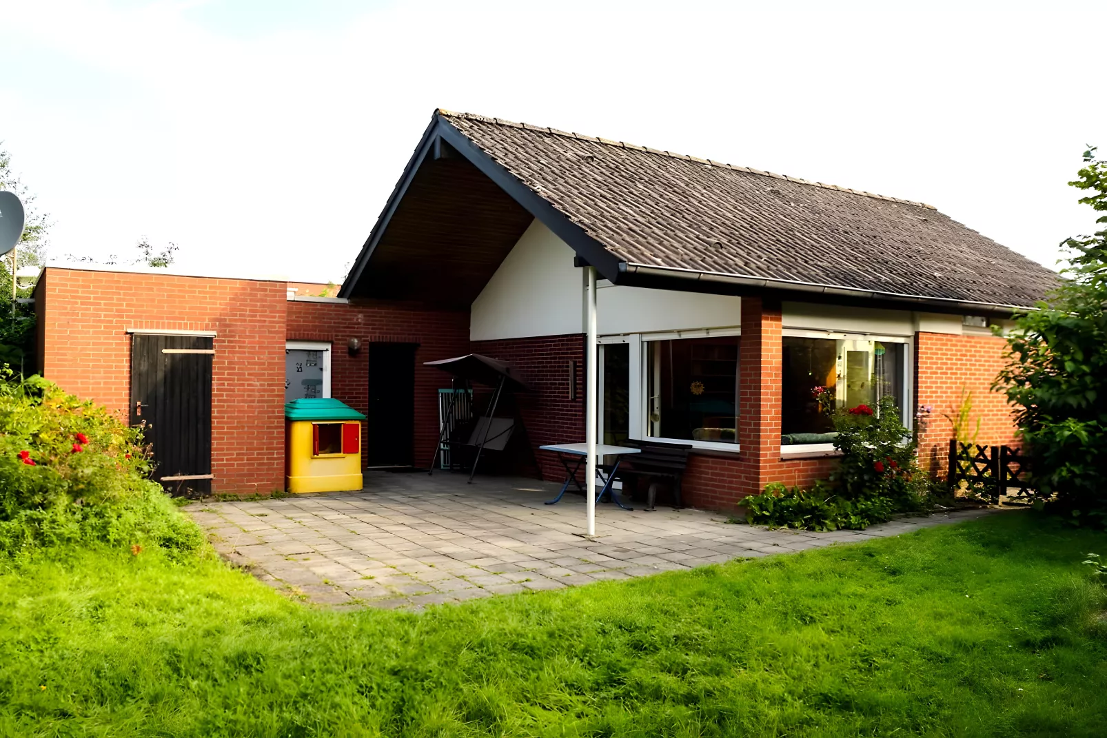 Nordsee Ferienhaus Lindner-Buitenkant zomer