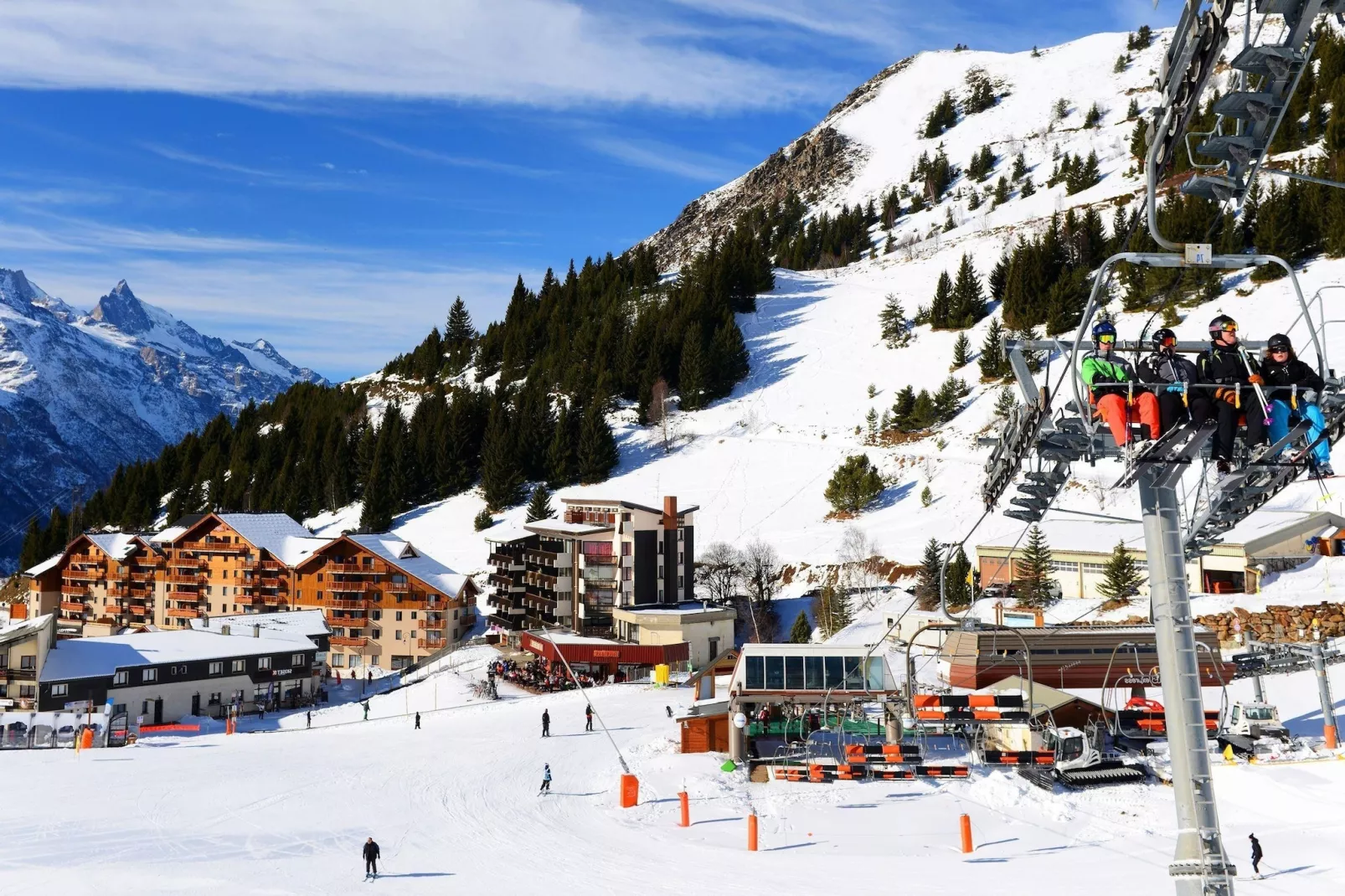 Les Balcons d'Auréa 1-Uitzicht winter