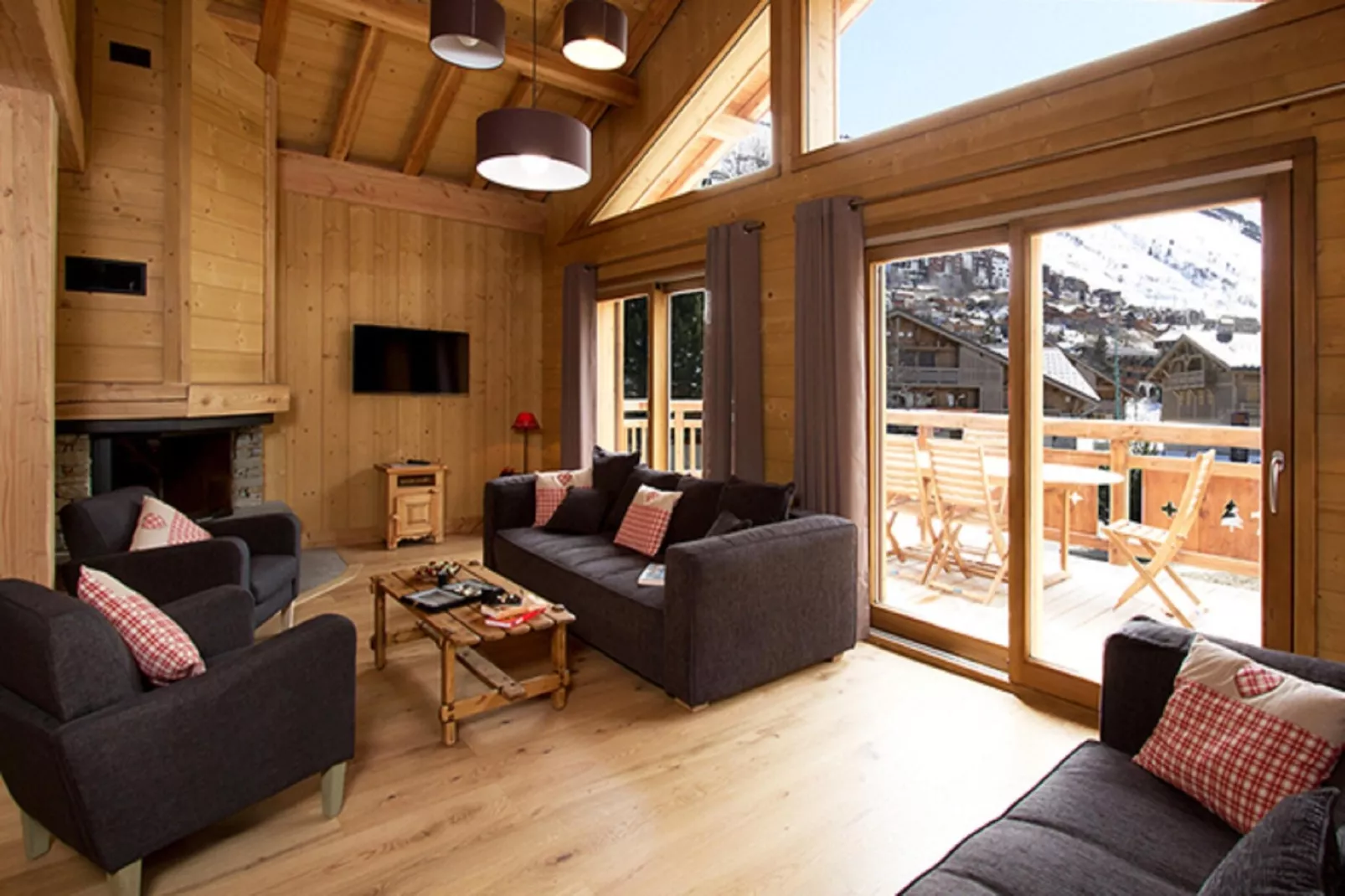 Chalet Levanna Occidentale-Woonkamer