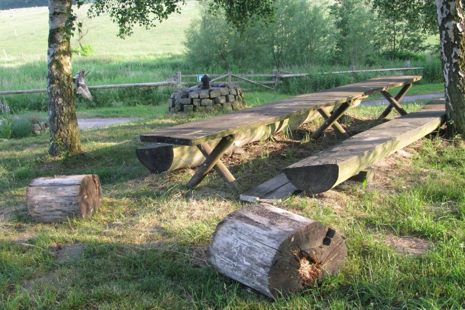 Im Teutoburger Wald-Gebieden zomer 1km