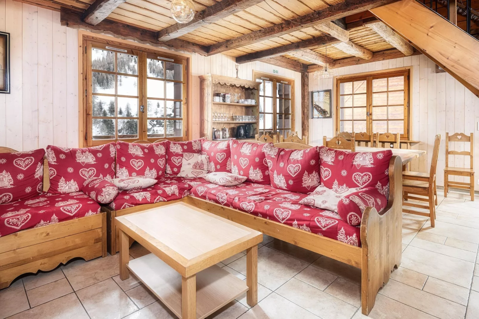 Chalet Sporting Lodge-Woonkamer