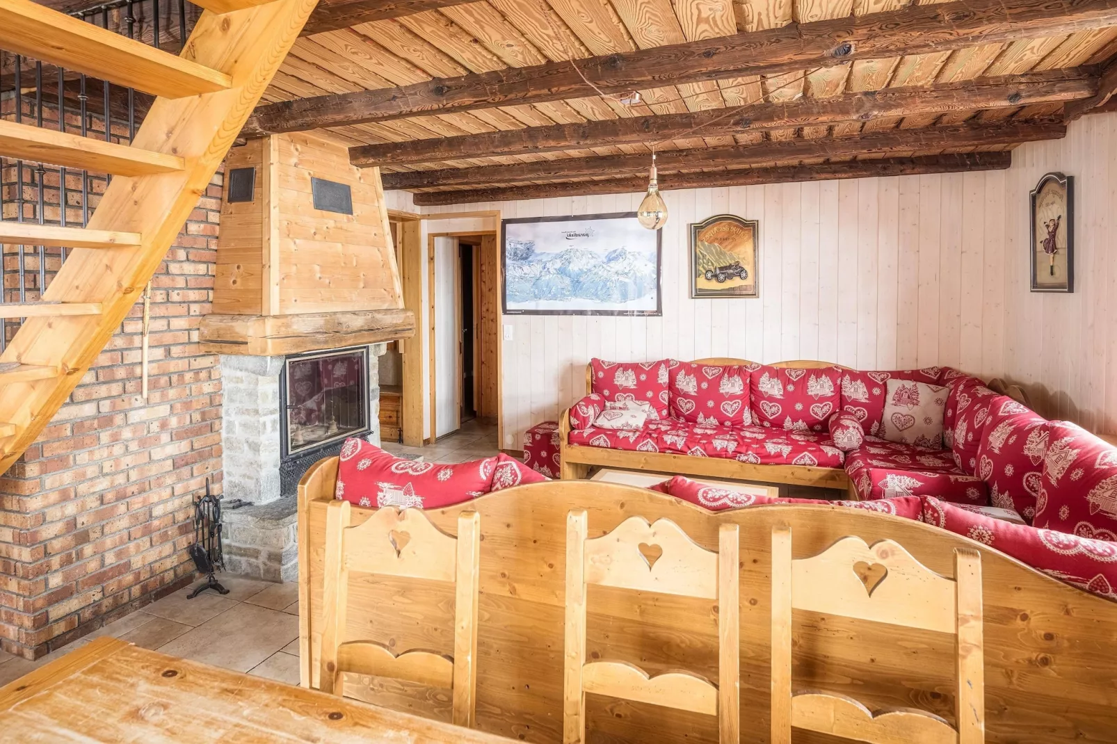 Chalet Sporting Lodge-Woonkamer