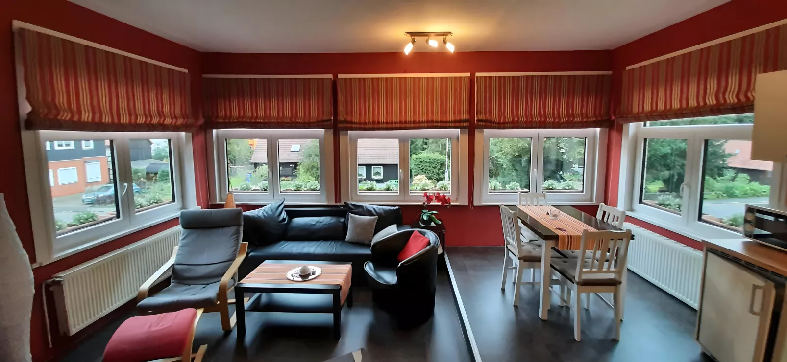 Ferienwohnung Veranda in Harz Wildemann-Woonkamer