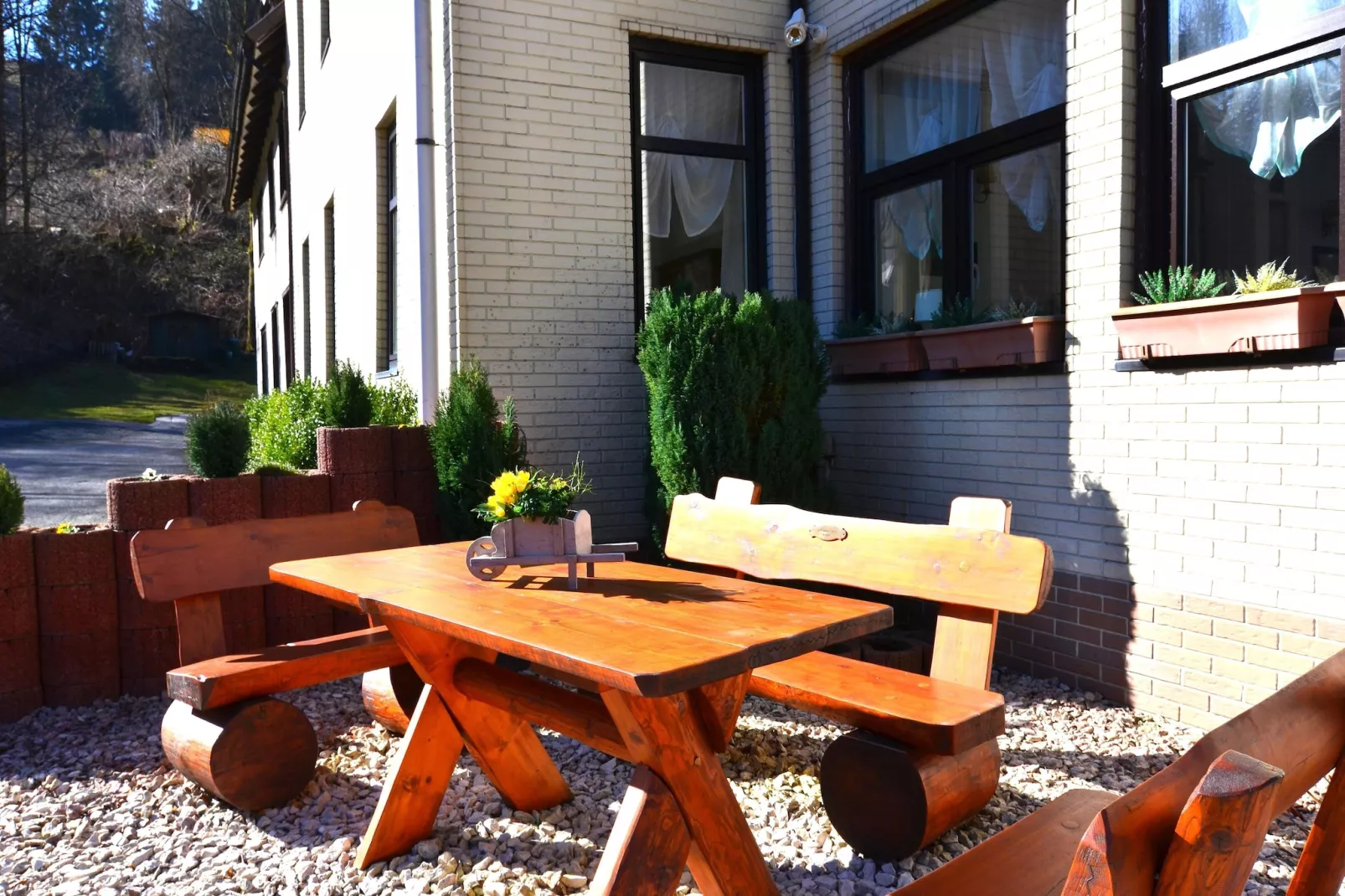 Ferienwohnung Veranda in Harz Wildemann-Terrasbalkon