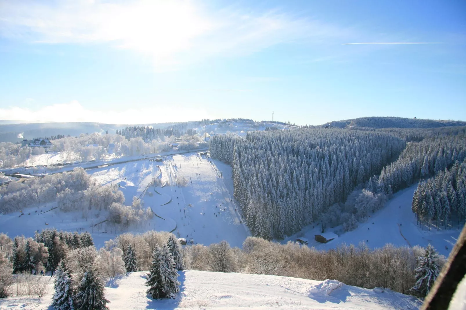 Siedling-Gebied winter 5km