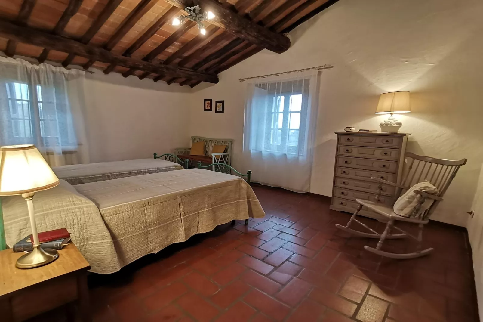 Agriturismo Podere Ceccherini in San Leolino - La Loggia-Slaapkamer