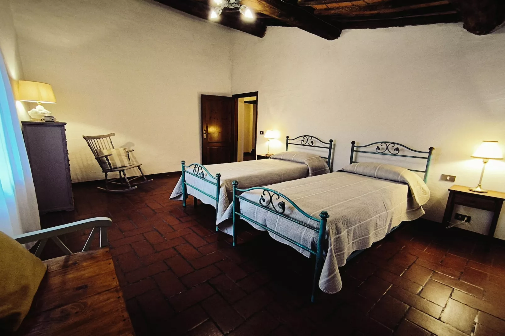 Agriturismo Podere Ceccherini in San Leolino - La Loggia-Slaapkamer