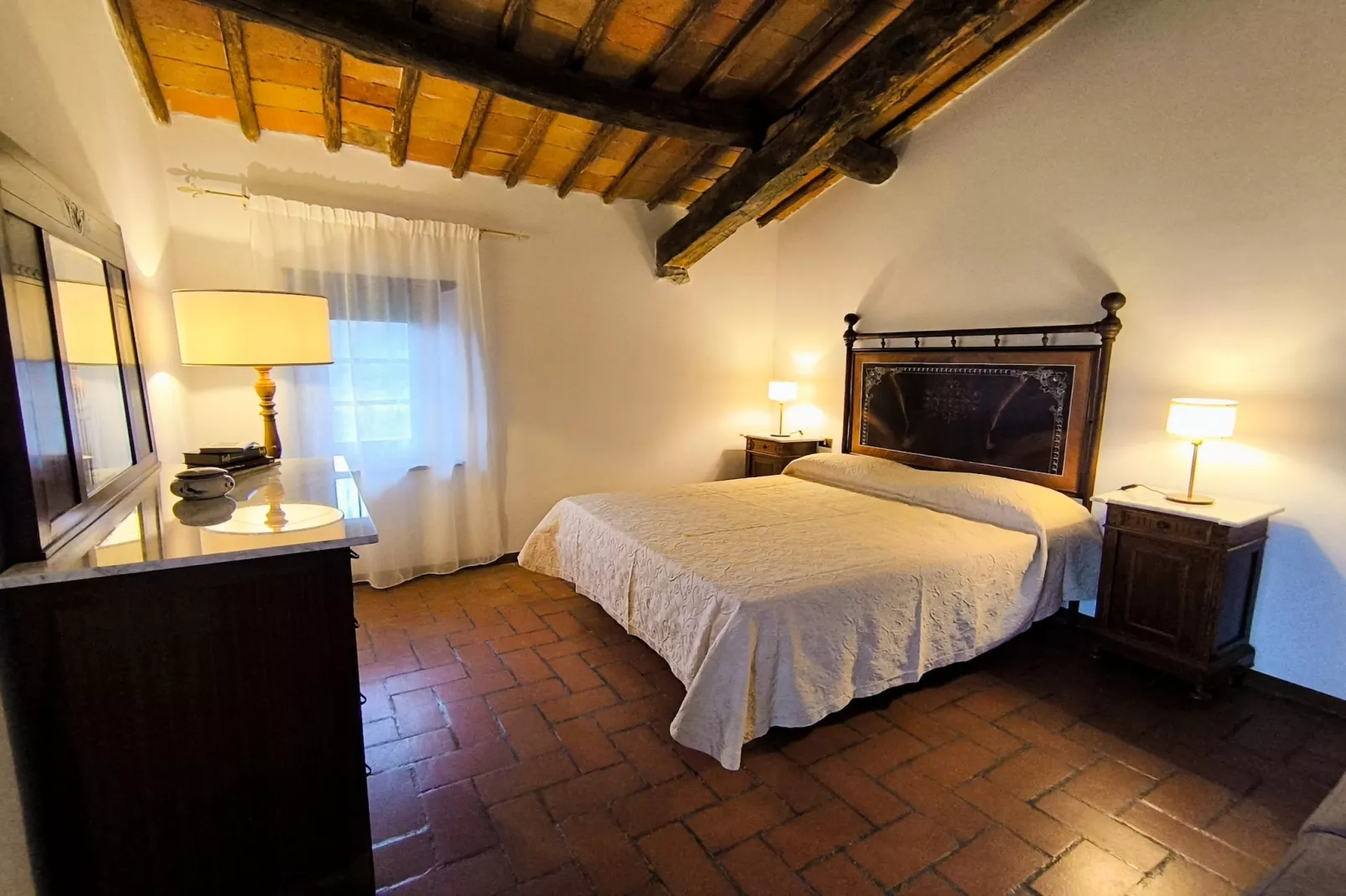 Agriturismo Podere Ceccherini in San Leolino - La Loggia-Slaapkamer