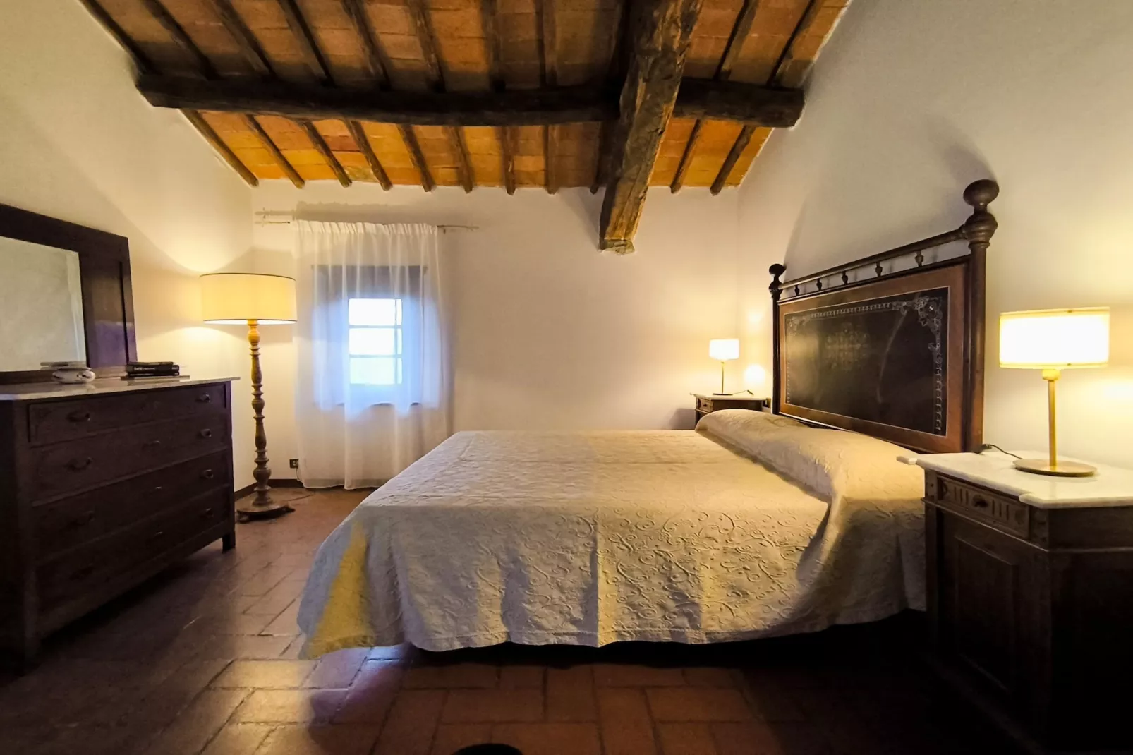 Agriturismo Podere Ceccherini in San Leolino - La Loggia-Slaapkamer