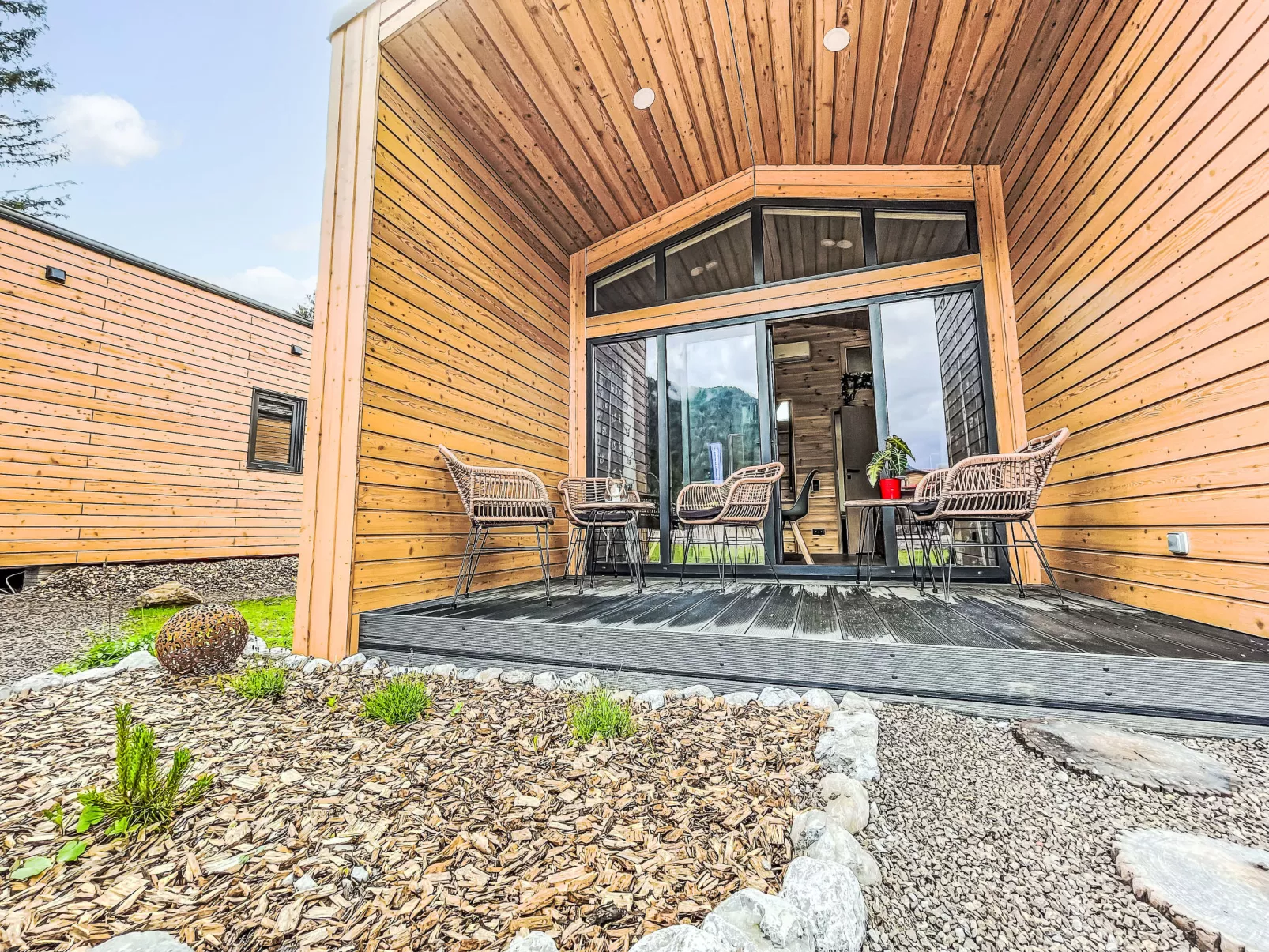 Tiny Haus Glockenalm-Blick Wendelstein-Buiten