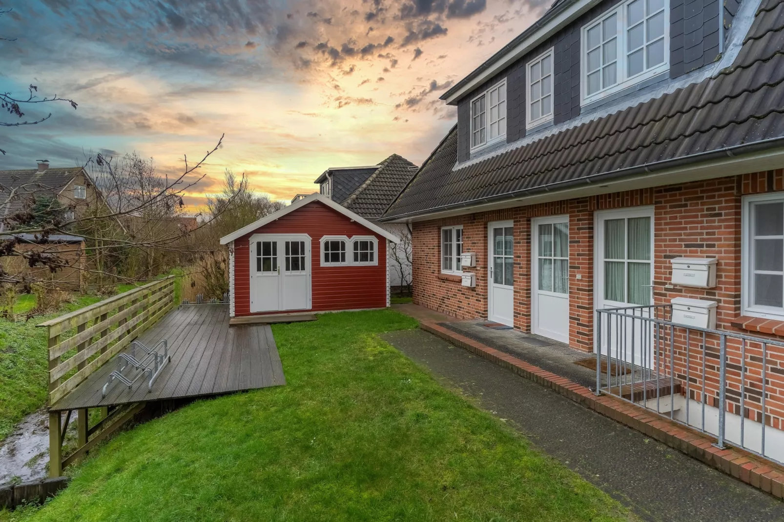 Haus Deichsfenne - Wohnung 4 / 3 Personen-Buitenkant zomer